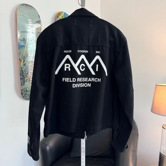 Reese Cooper Crop Short Jacket Black Sz Small Made in USA - Picture 5 of 7